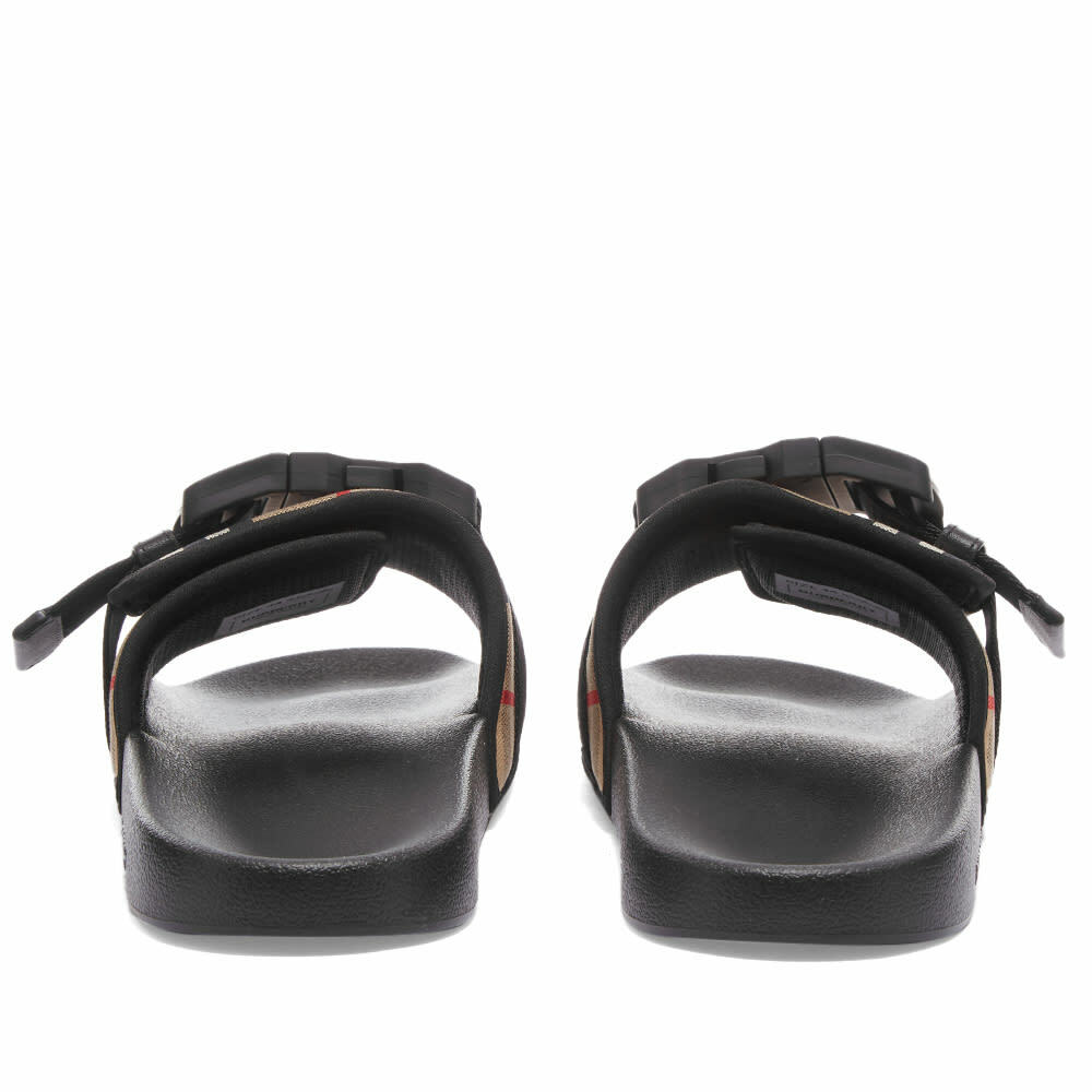 Burberry Men's Cameron Clip Sandal in Archive Beige Check Burberry