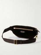 TOM FORD - Buckley Leather-Trimmed Velvet Belt Bag