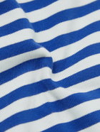 nanamica - Striped COOLMAX Cotton-Blend Jersey T-Shirt - Blue