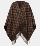 Gucci GG wool jacquard shawl