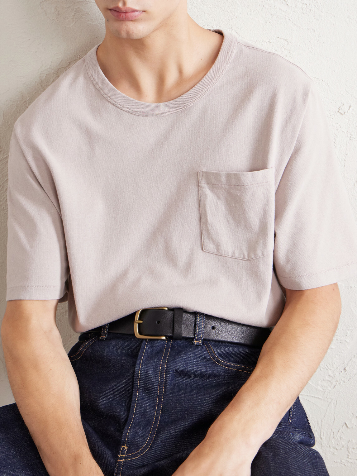 Corridor - Garment-Dyed Cotton-Jersey T-Shirt - Pink