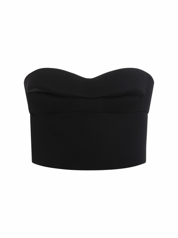 Photo: VERSACE Bonded Granitè Strapless Bra Top