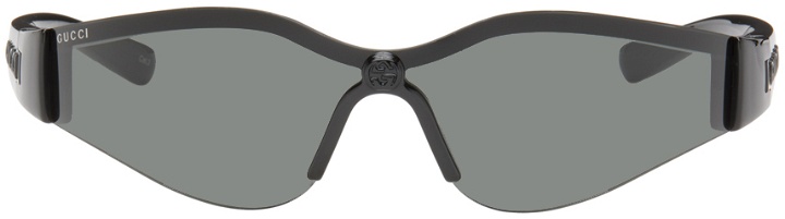 Photo: Gucci Black Mask Sunglasses