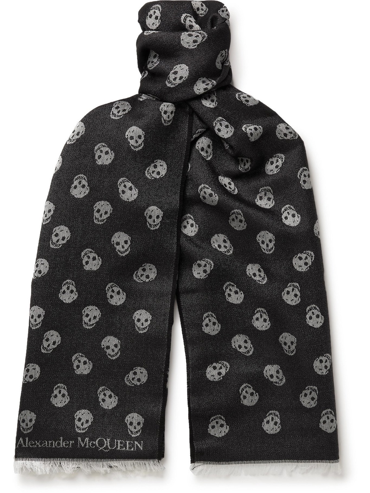 Alexander McQueen Skull Silk Scarf