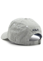 Polo Ralph Lauren Logo Striped Seersucker cap - Green - One Size