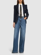 ALEXANDER MCQUEEN - Wide Leg Denim Jeans