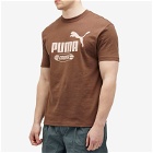 Puma Men's x KIDSUPER Graphic T-Shirt in Chestnut Brown