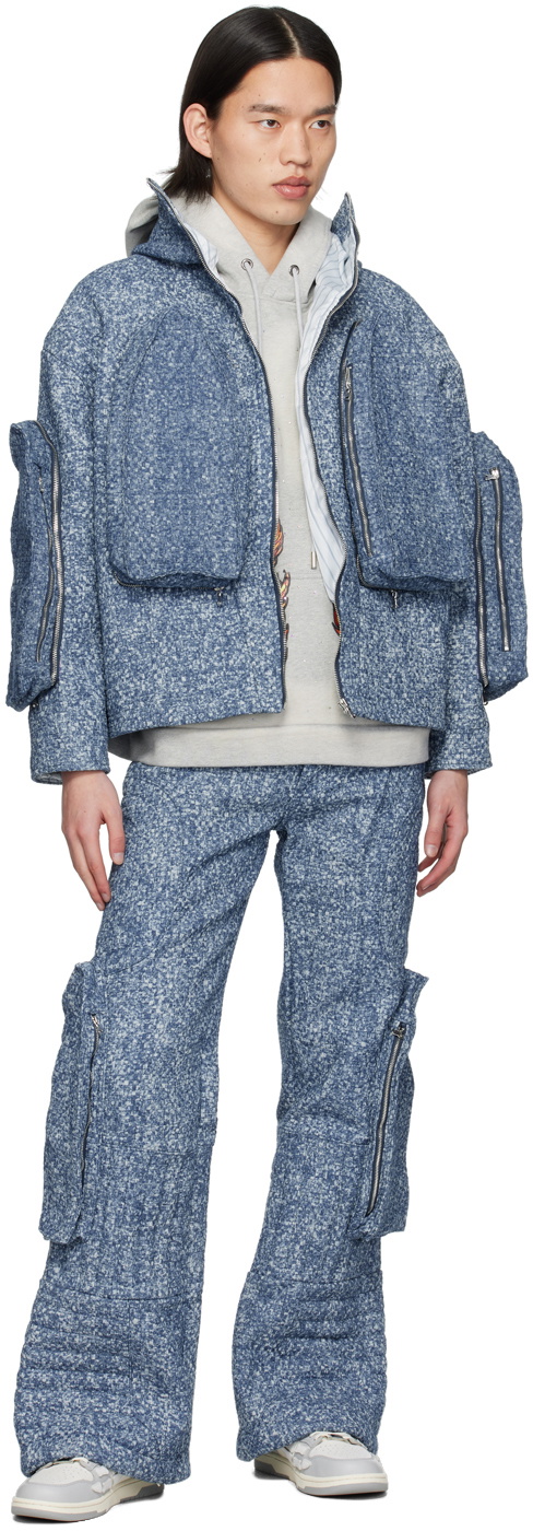 Who Decides War Blue Clandestine Denim Jacket