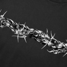 Givenchy Men's Barbed Wire Tufting Logo T-Shirt in Black