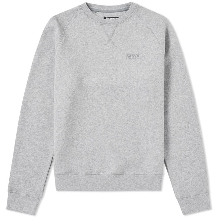 Photo: Barbour International Essential Crew Sweat Grey