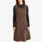 Gramicci Women's Nylon Midi Dress in Deep Brown