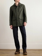 Purdey - Range Cotton and Linen-Blend Parka - Green