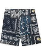 NEIGHBORHOOD - Bandana-Print Cotton Shorts - Black