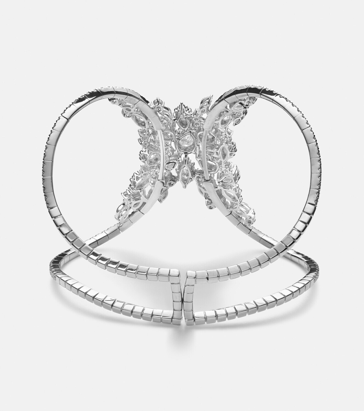 Yeprem 18kt white gold (750/1000) bracelet with diamonds