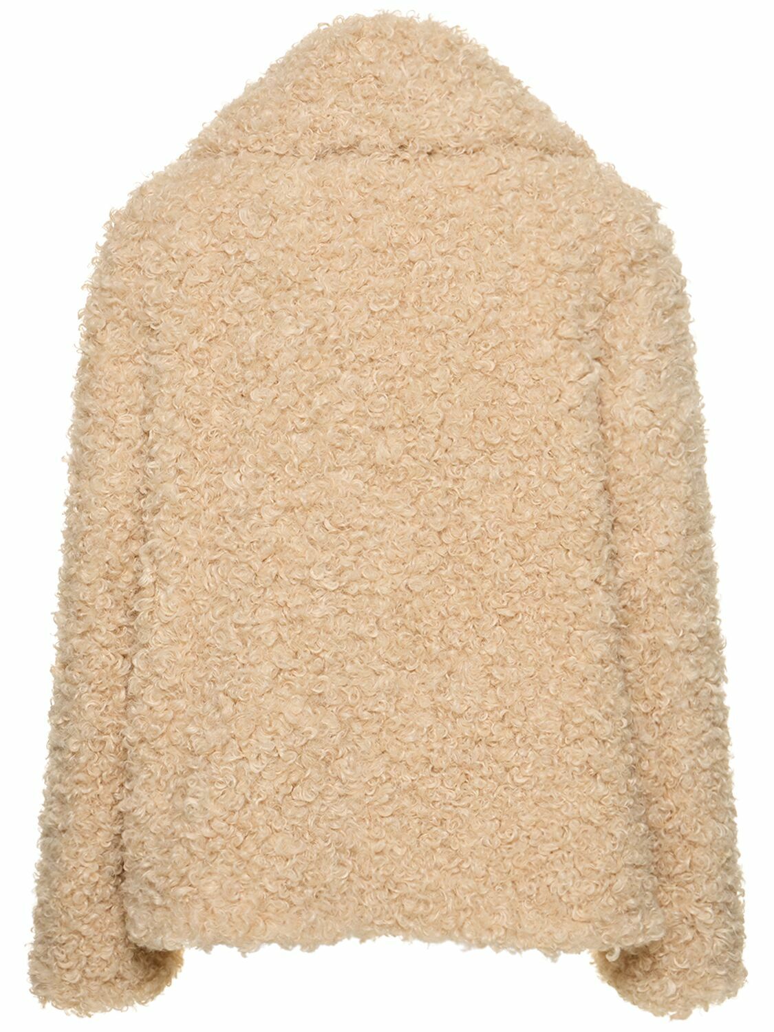 STELLA MCCARTNEY - Faux Fur Single Breasted Jacket Stella