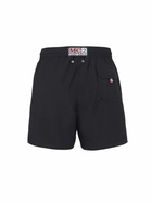 MC2 Saint Barth Black Classic Stretch Comfort Swim Shorts