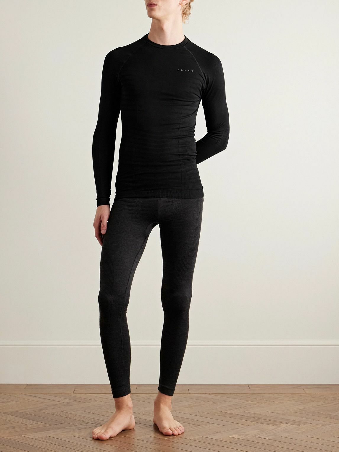 Falke - Ski Base Layer - Black