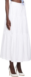 Staud White Sea Skirt