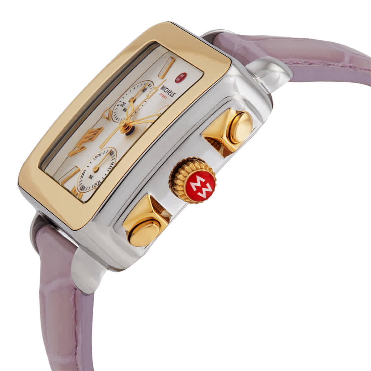 Michele Deco Sport Chronograph Quartz Silver Dial Ladies Watch MWW06K000064
