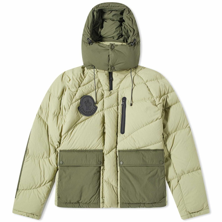 Photo: Moncler Men's Genius x Pharrell Williams Chestnut Padded Jacket in Green