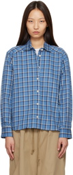 Baserange Blue Bent Shirt
