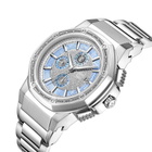 JBW Saxon GMT Quartz Blue Dial Unisex Watch JB-6101-M