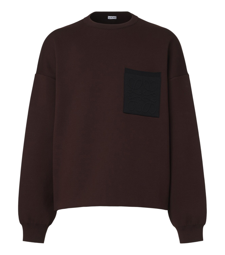 Photo: Loewe Anagram cotton-blend sweater
