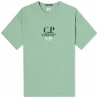 C.P. Company Men's Box Logo T-Shirt in Green Bay