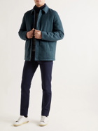 Loro Piana - Renton Padded Quilted Cashmere-Blend Jacket - Blue