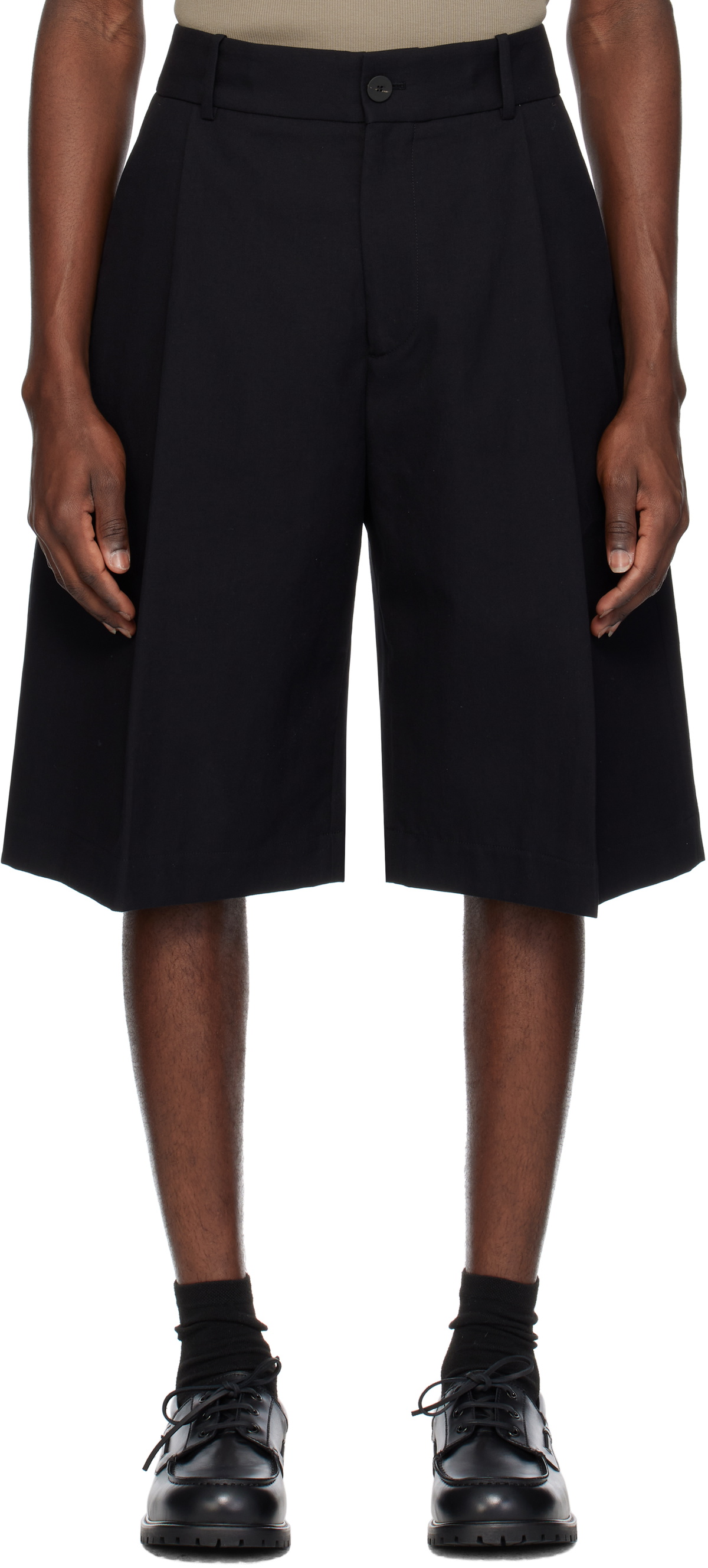 Studio Nicholson Navy Voli Trousers Studio Nicholson Studio Nicholson Navy Voli Trousers Studio Nicholson