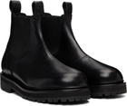 Studio Nicholson Black Kick Chelsea Boots