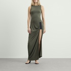 Coperni Women's Taped Suspended Dress in Green
