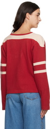 Bode Red 'Bucky' Sweatshirt