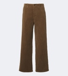 Jil Sander Cotton corduroy wide-leg pants
