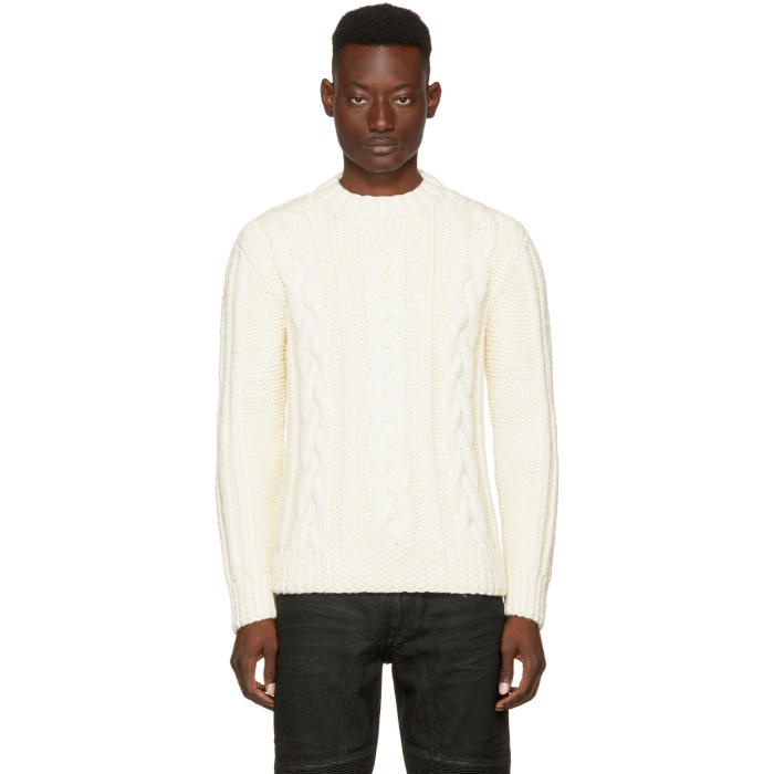 Photo: Belstaff Off-White Holmsdale Sweater