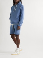 John Elliott - Beach Loopback Cotton-Jersey Hoodie - Blue