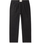 FOLK - Alber Checked Wool-Blend Trousers - Gray