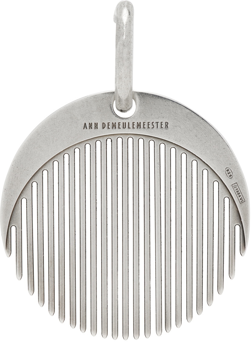Ann Demeulemeester Sivler Peta Comb Earring