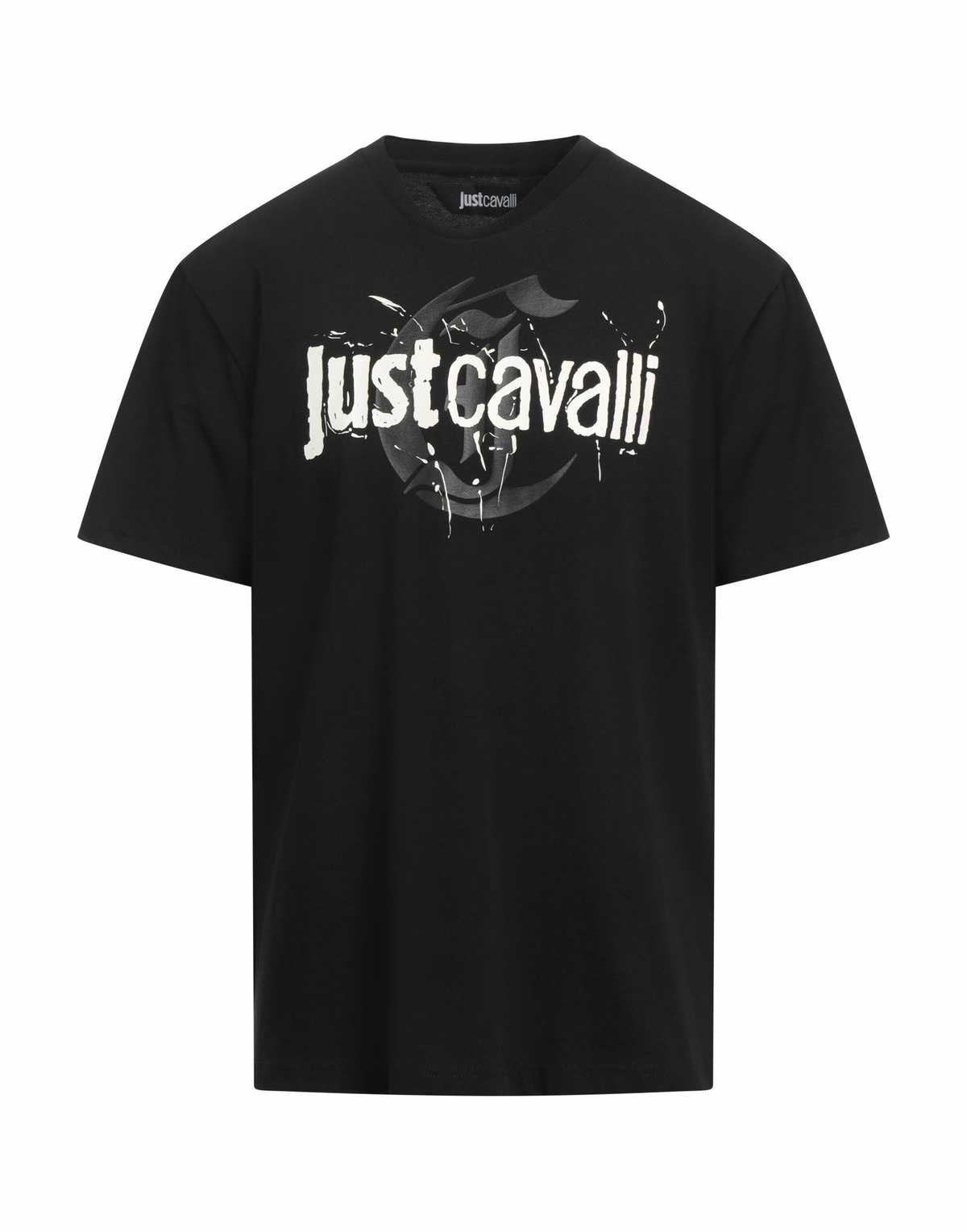 Just Cavalli Mens T-shirt in Black
