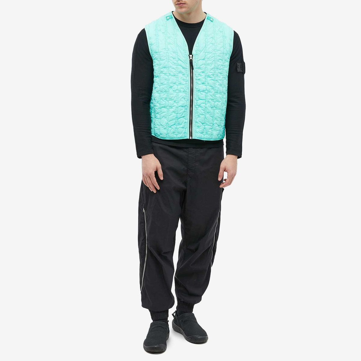 Stone Island Shadow Project Men's Quilted Nylon Vest in