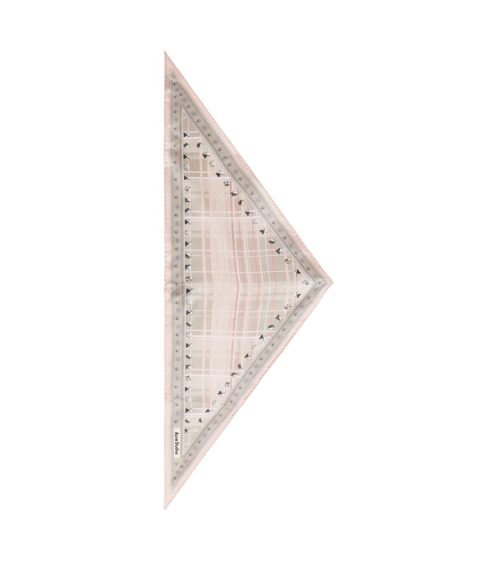 Photo: Acne Studios Printed silk satin scarf