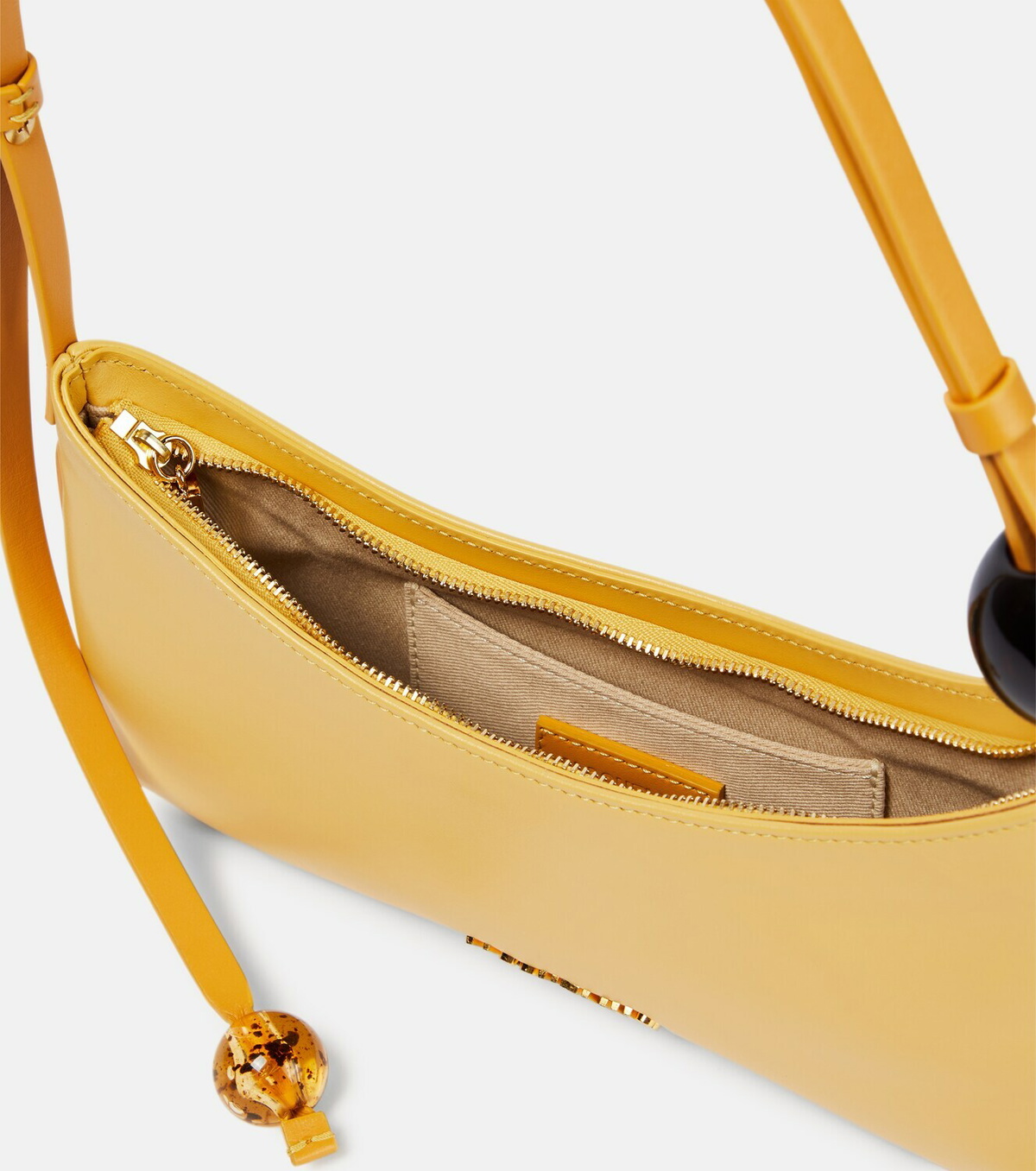 Jacquemus - Le Bisou Perle leather shoulder bag Jacquemus