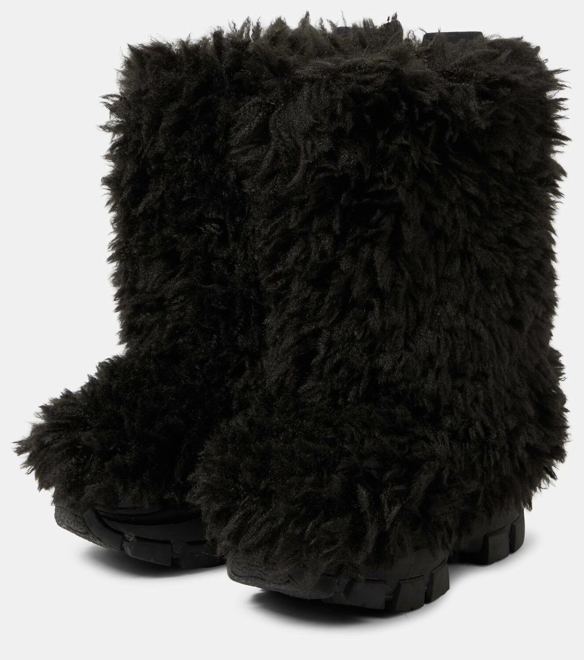 Saint laurent sale furry boots