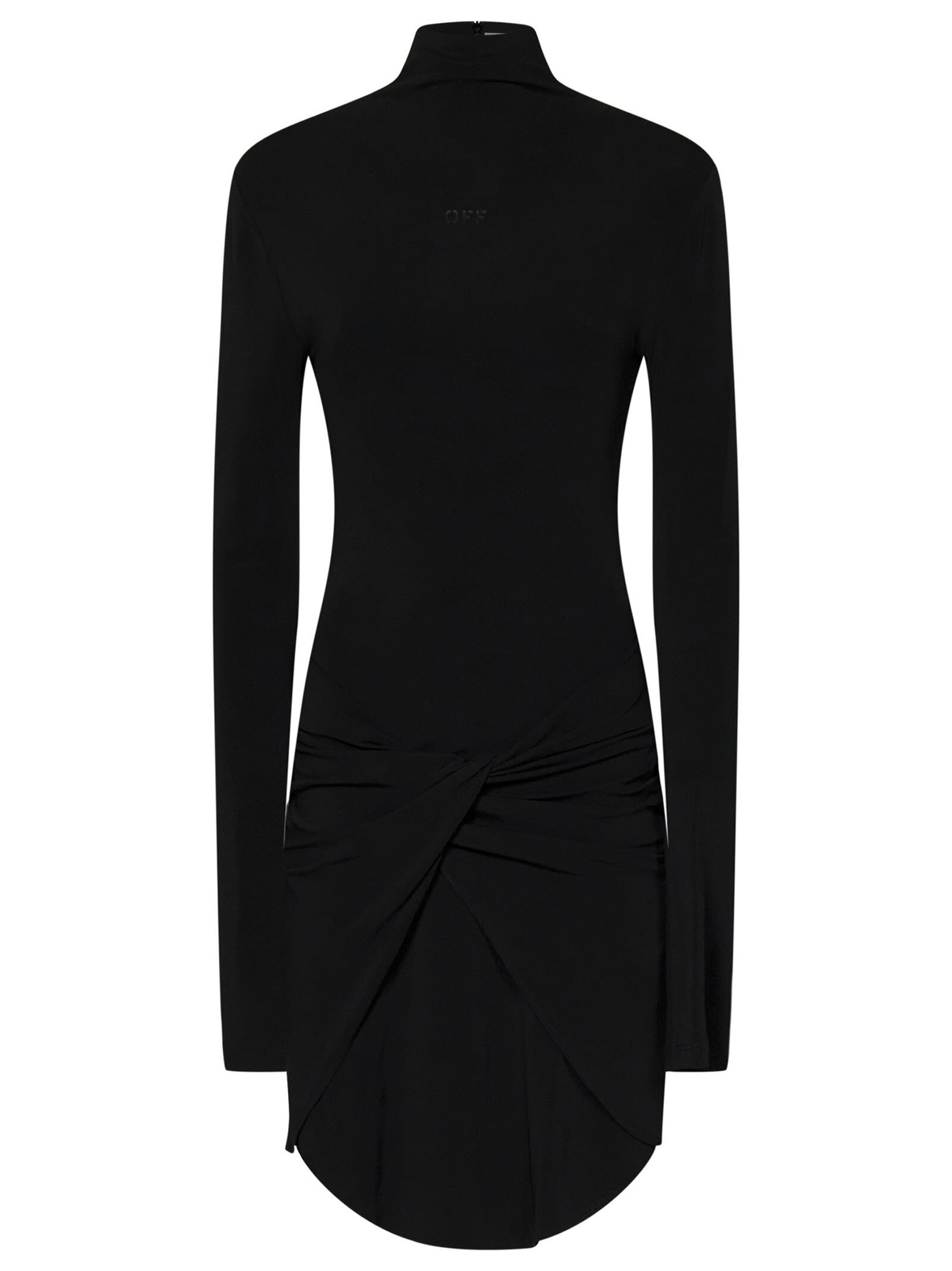 ワンピース Off-White Sec Skin Draped Mini Dress Ls Black - Bl Off-White Sec Skin Draped Mini Dress Ls Black - Bl Off-White
