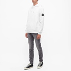 Calvin Klein Men's Monogram Sleeve Badge Hoody in White