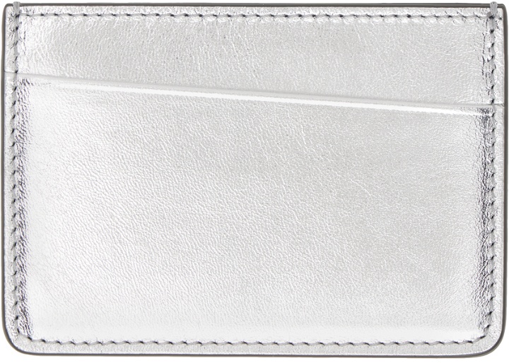 Photo: Maison Margiela Silver Leather Card Holder