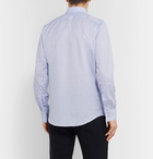 Richard James - Slim-Fit Cotton and Linen-Blend Shirt - Blue