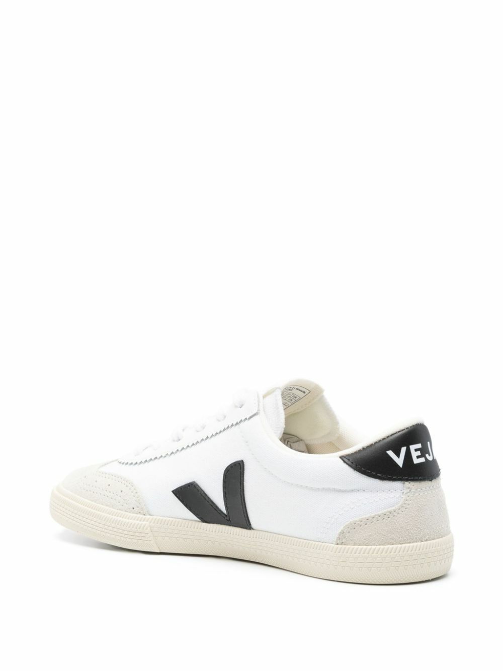 VEJA White Volley Leather Sneakers