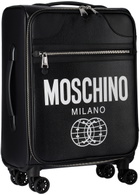 Moschino Black Double Smiley Suitcase