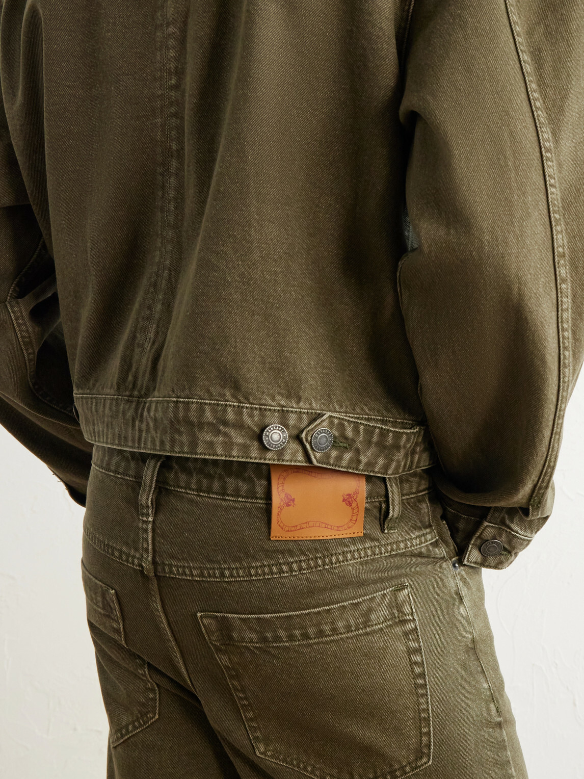 MANAAKI - Pita Straight-Leg Garment-Dyed Jeans - Green